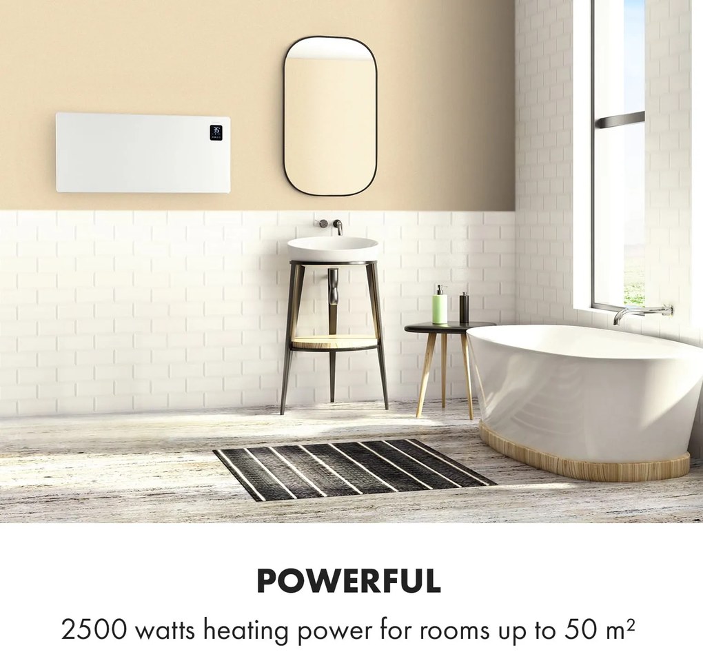 Klarstein Bansin Smart 2500, konvektor, 2500 W, ovládanie cez aplikáciu
