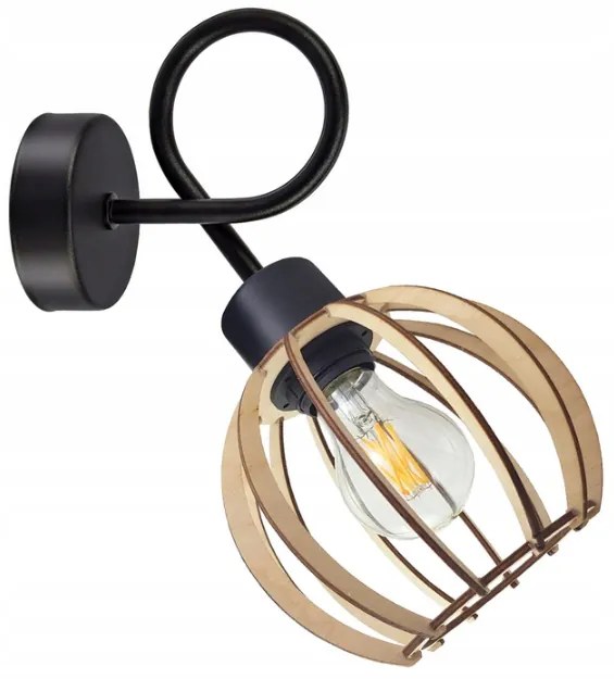 BERGE Nástenné LED svietidlo LOFT 1xE27 - malá guľa