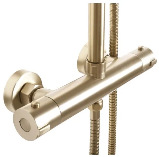 REA-P8413 - Sprchová súprava s termostatickou batériou BLISS v brúsenom zlate