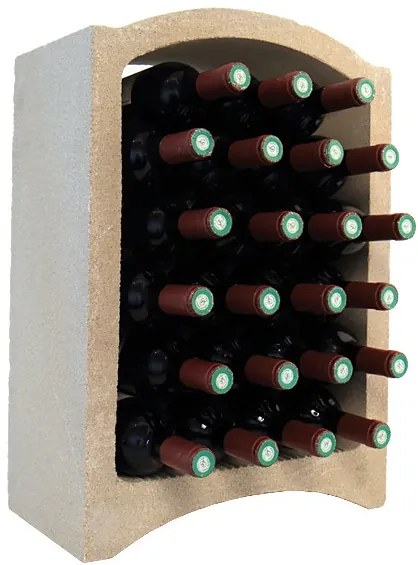 12 x Regál na víno Bloc Cellier - Super biely, kapacita fliaš: 276