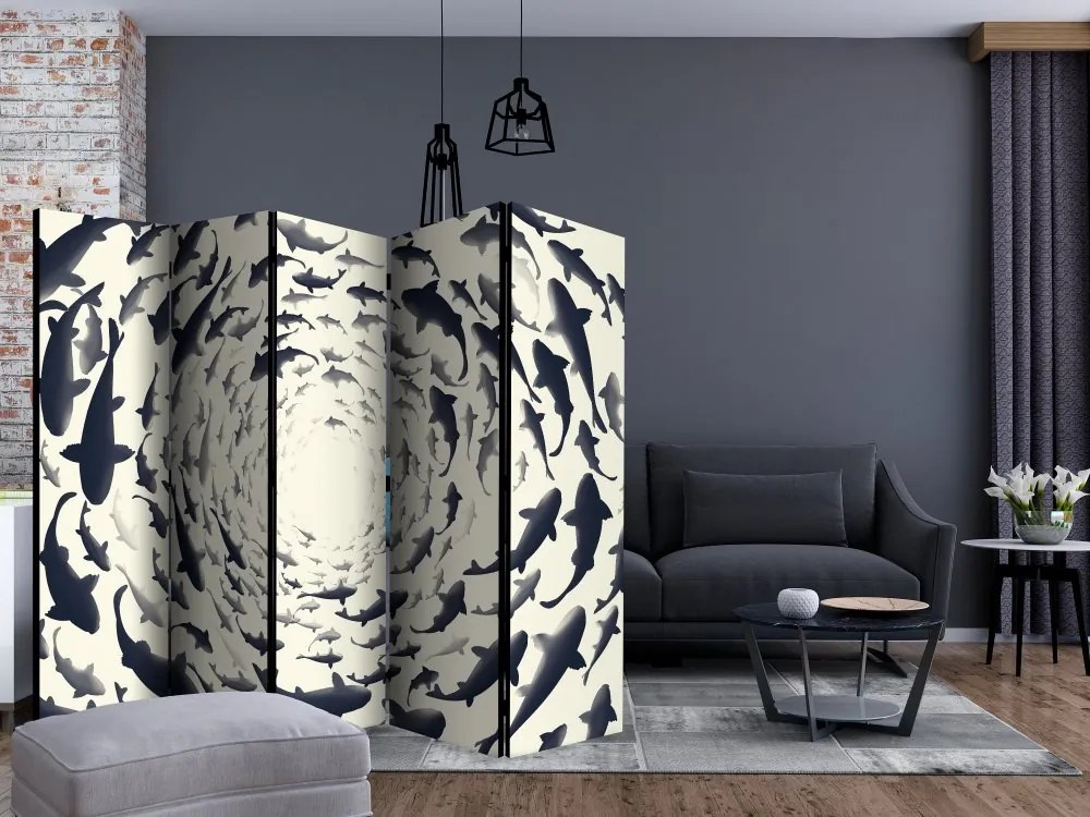 Artgeist Paraván - Fish Swirl II [Room Dividers]