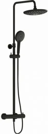 Sprchový systém VITRA s termostatickou batériou čierny matný A4720536EXP, 1 ks
