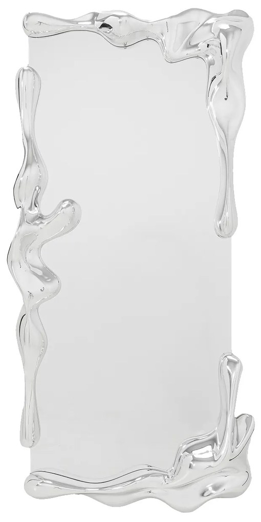Lava nástenné zrkadlo strieborné 180x80 cm