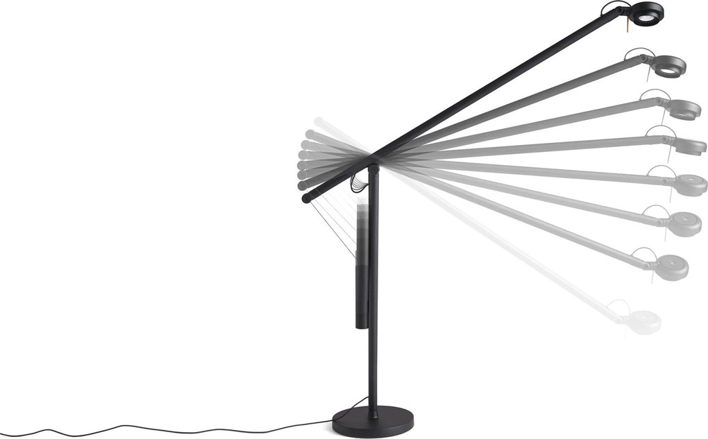 Lampa na pracovný stôl Fifty-Fifty L čierna