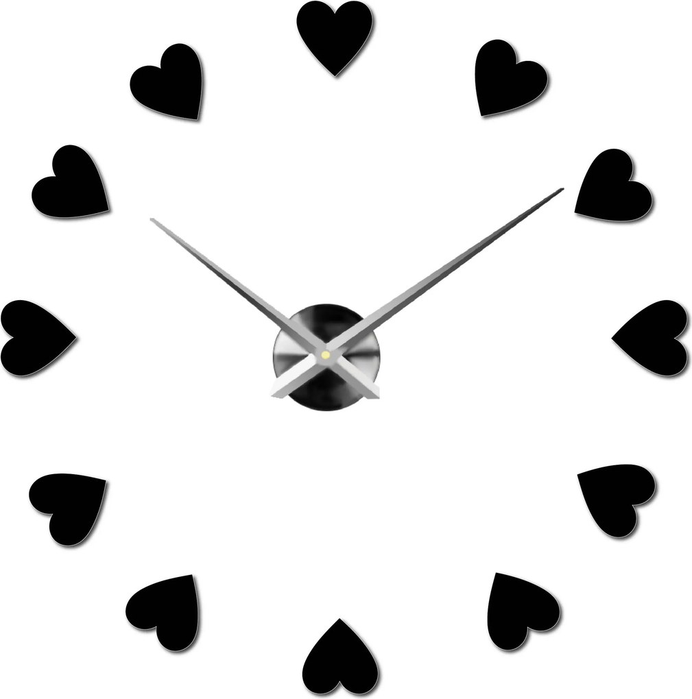 SENTOP | Veľké nástenné hodiny s motívom srdca I SENTOP 12S051 Wall clock HEU- analógové