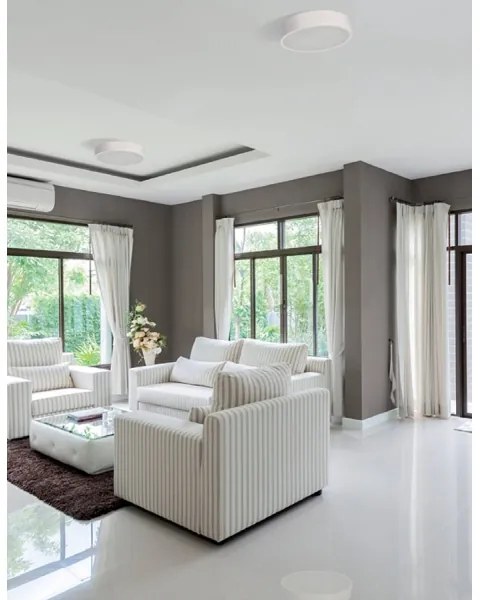 Kanlux 23124 - Stropné svietidlo JASMIN 2xE27/20W/230V ø 37,5 cm biely dub