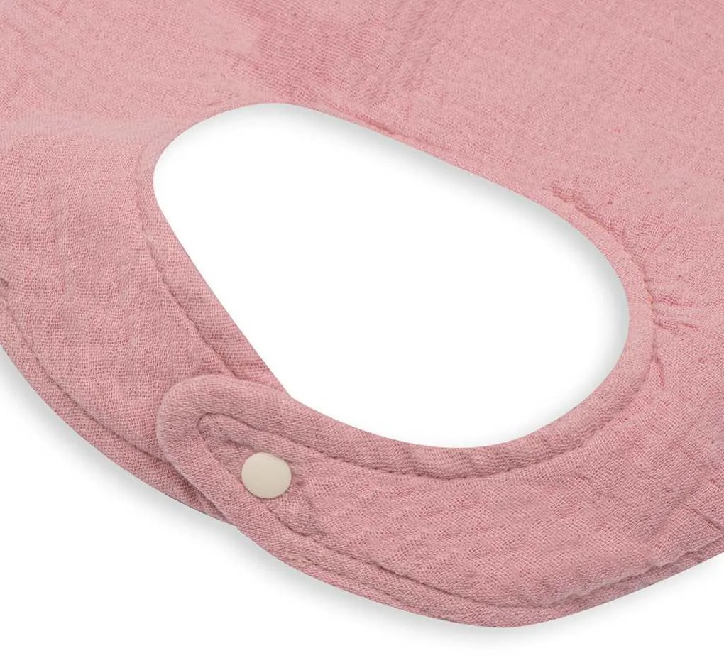 Mušelínový detský podbradník New Baby pink