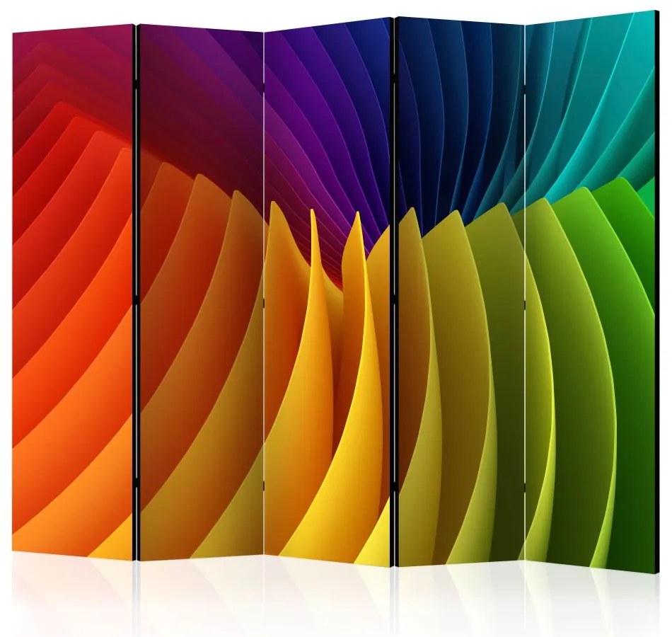 Artgeist Paraván - Rainbow Wave II [Room Dividers]