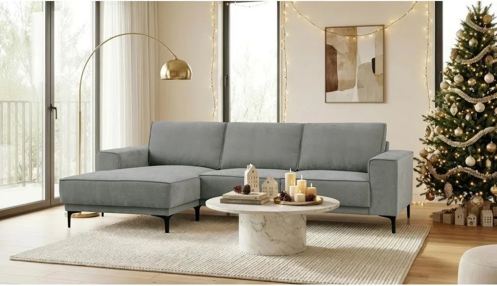 Tmavosivá rohová pohovka (ľavý roh) Copenhagen – Scandic