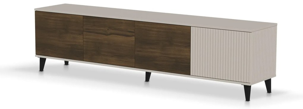 TV stolek Random 200 cm kašmír/ořech