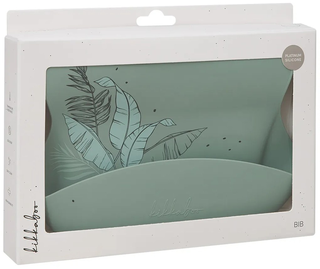 Podbradník s vreckom Platinum Silicone Flora Sage