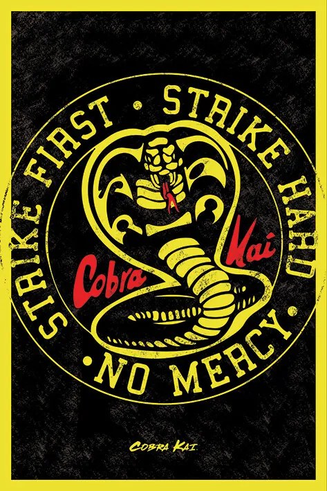 Plagát, Obraz - Cobra Kai - Emblem, (61 x 91.5 cm)