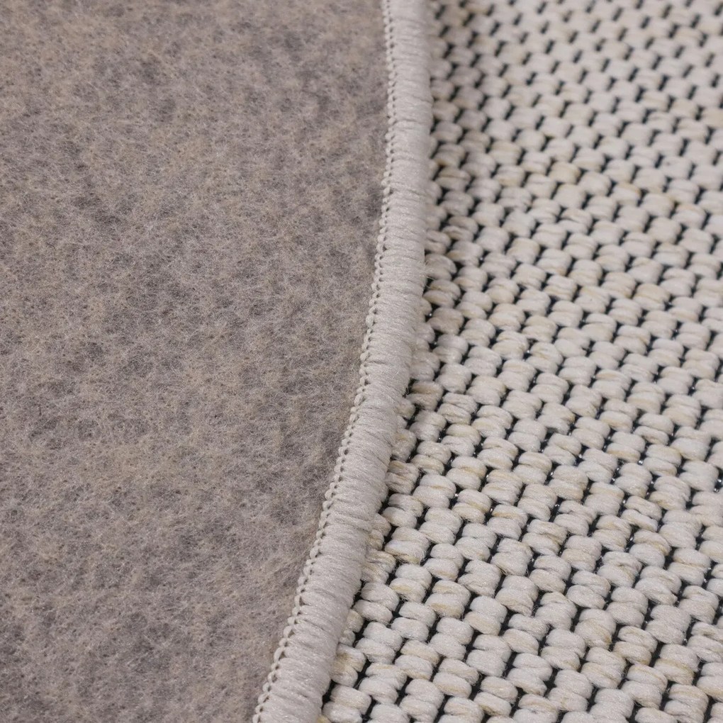 Kusový koberec Nature cream kruh, 80x80 (priemer) kruh, béžová, chodba / predsieň, Timzo