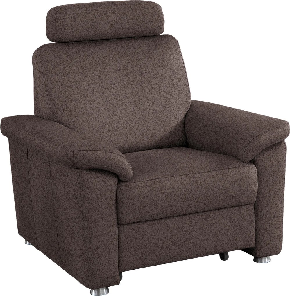 XXXLutz TV KRESLO, textil, tmavohnedá Beldomo System - Kreslá - 000436001862