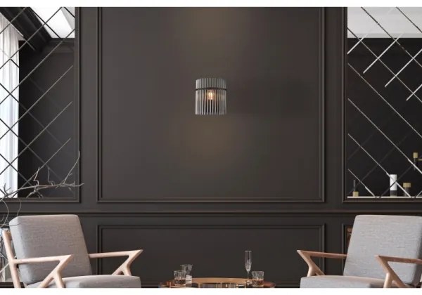 Globo 15698W - Nástenné svietidlo GORLEY 1xE27/60W/230V čierna