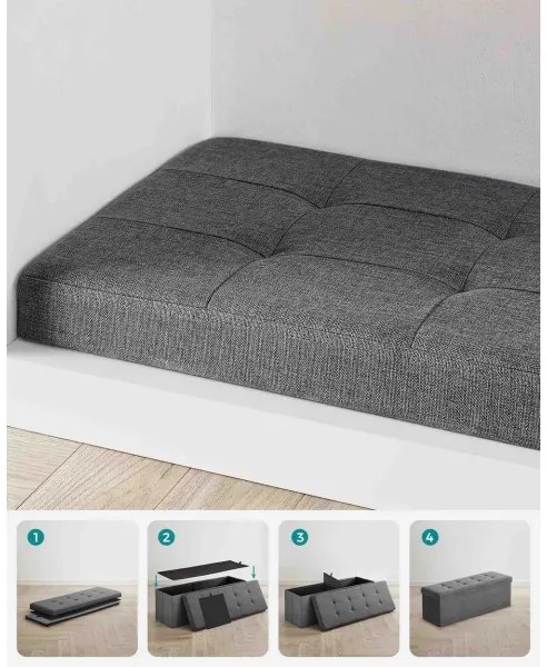 Lavica SULTAN tmavosivá