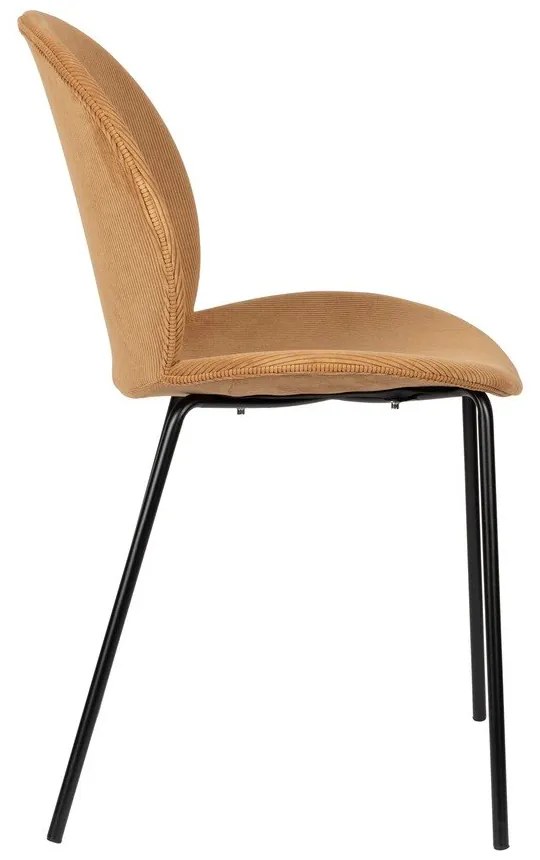 Okrovožlté jedálenské stoličky v súprave 2 ks Bonnet - Zuiver