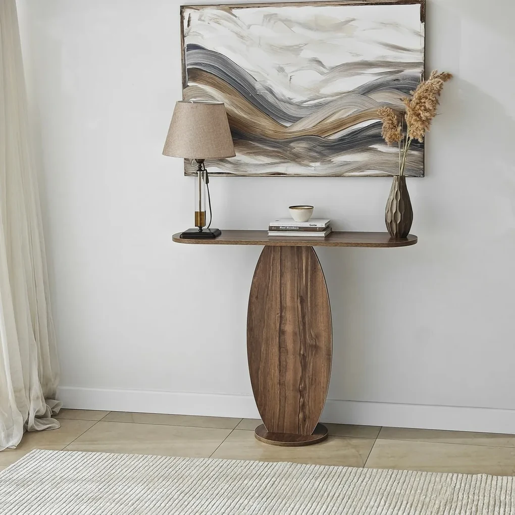 Odkladací stolík Ellittica Walnut