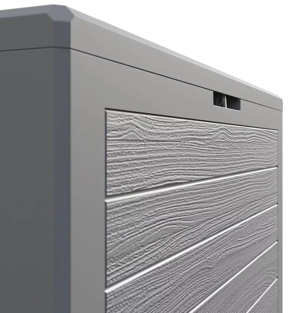 InternetovaZahrada Úložný box Lille 190 L - šedý