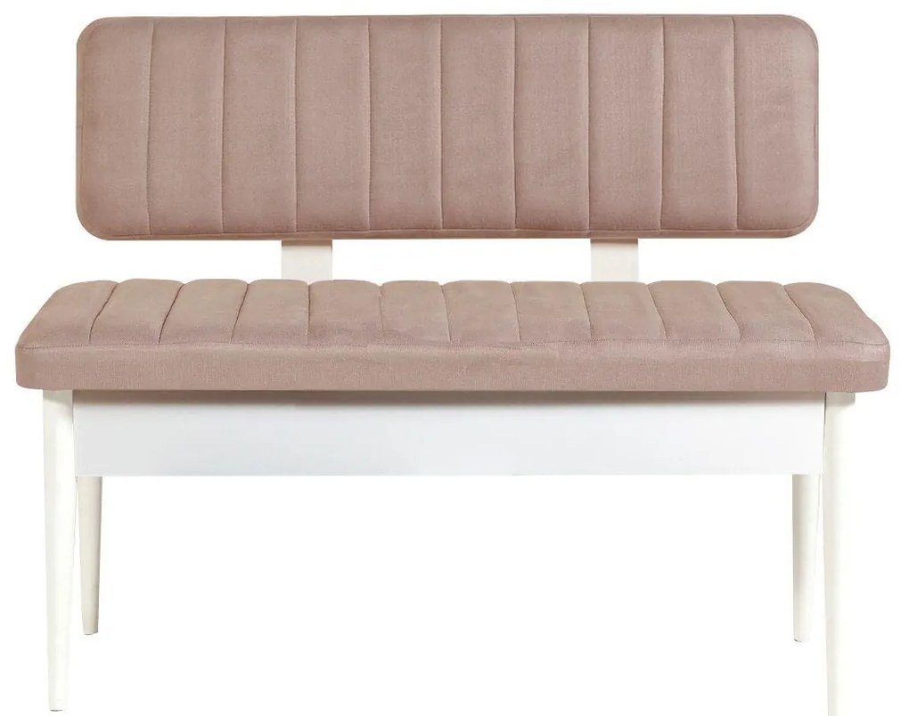 Lavica Vlasta 3 (biela + kamenná) (s úl. priestorom). Akcia -18%. Vlastná spoľahlivá doprava až k Vám domov. 1089582