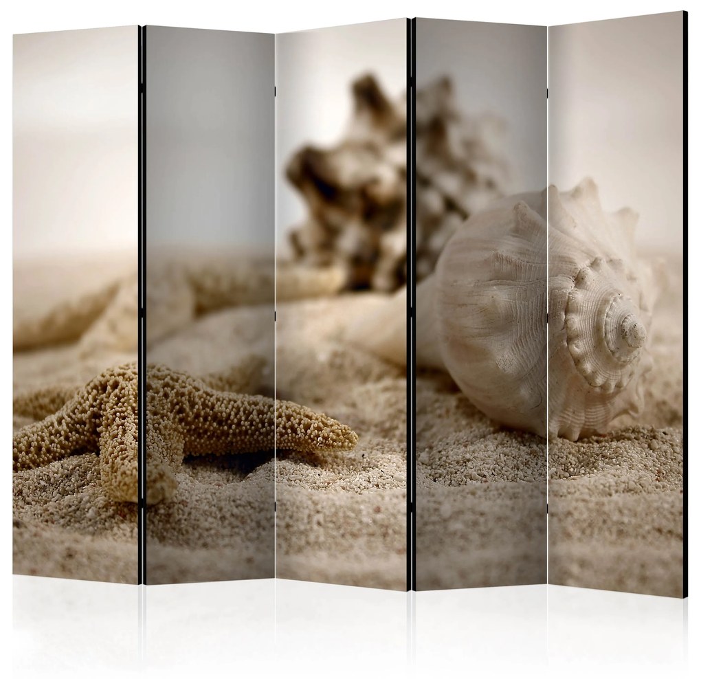 Artgeist Paraván - Beach and shell [Room Dividers]