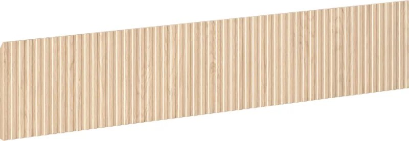 Mexen Mexen, Rýhované čelo pre korpus kúpeľňovej skrinky 80 x 20 cm, dub, 91A20-0800-235-1-81