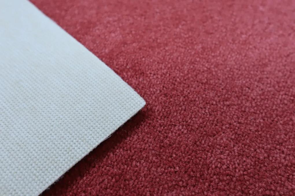Lano - koberce a trávy Metrážny koberec Nano Smart 122 ružový - Kruh s obšitím cm