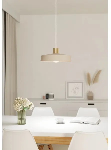 Eglo 900429 - Luster na lanku VALDIOLA 1xE27/40W/230V