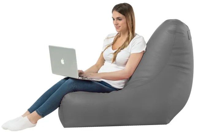 Kreslo Bali ekokoža sivé