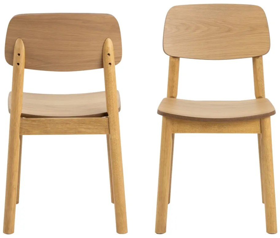 Jídelní židle BARLOW z masivu dub přírodní