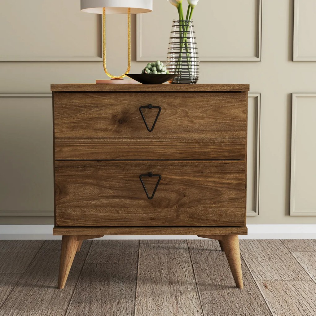 Nočný stolík Versa-Ce Walnut