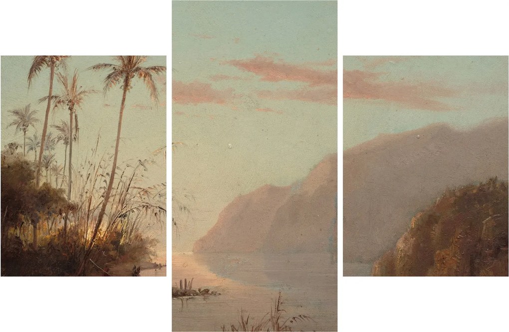 Obraz - Camille Pissarro, A creek in st. Thomas (Virgin Islands), reprodukcia (90x60 cm)