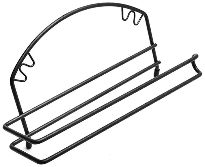 Vešiak na papierové utierky čierny