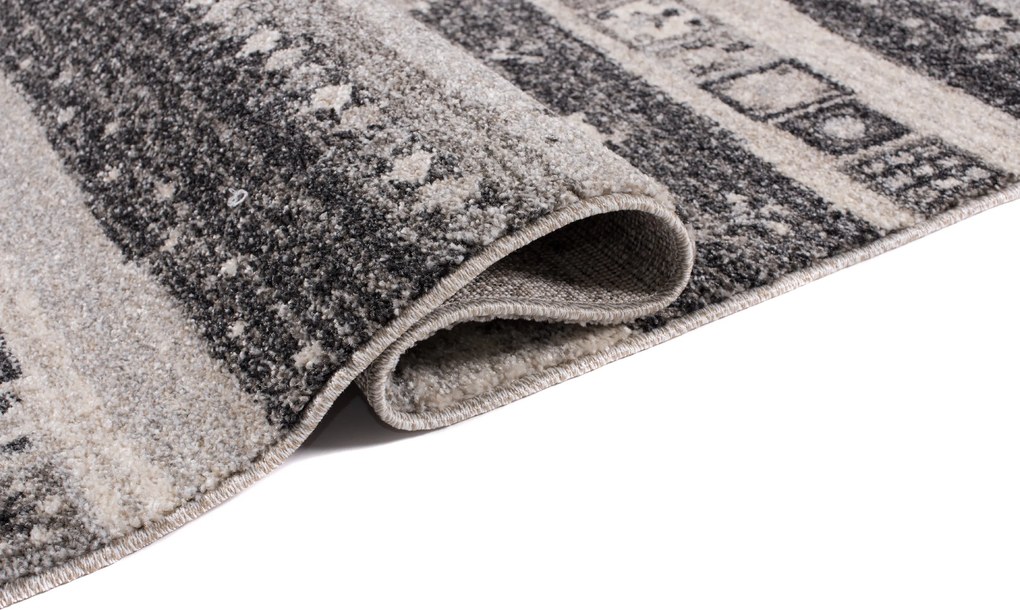 TA Koberec K203A TMAVOSIVÉ SARI B1X Rozmer: 300x400 cm