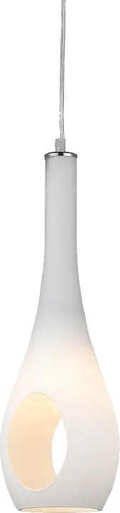 ACA DECOR Závesné svietidlo CAVE White Ø 12 cm