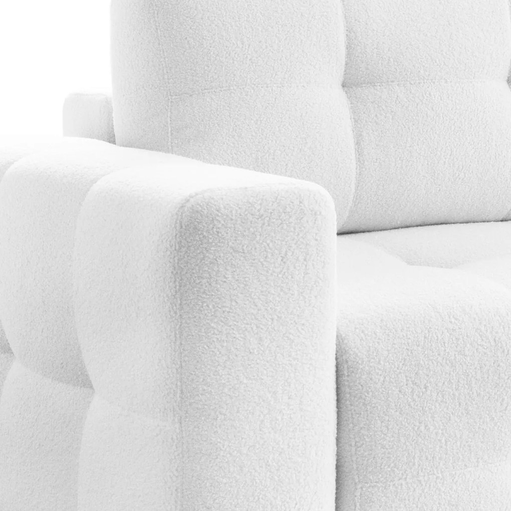 ROZKLADACIA POHOVKA ELODIE 3 MIESTNÁ QUELLE 01 BIELA BOUCLÉ