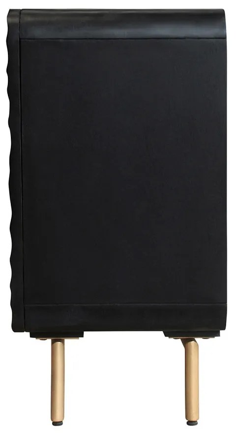 Dizajnová komoda Gavrilla 160 cm čierne mango