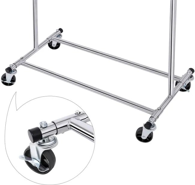 Vešiakový stojan na kolieskach HSR13S