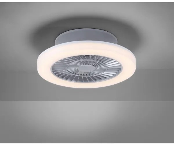 Leuchten Direkt 14645-55 - LED Svietidlo s ventilátorom LEONARD LED/27W/230V