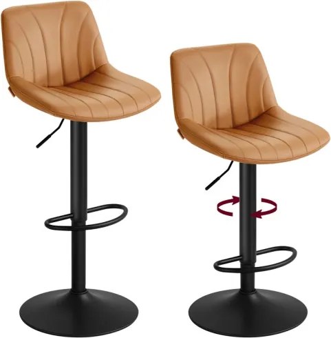 Set dvoch barových stoličiek LJB181KN01 (2ks)