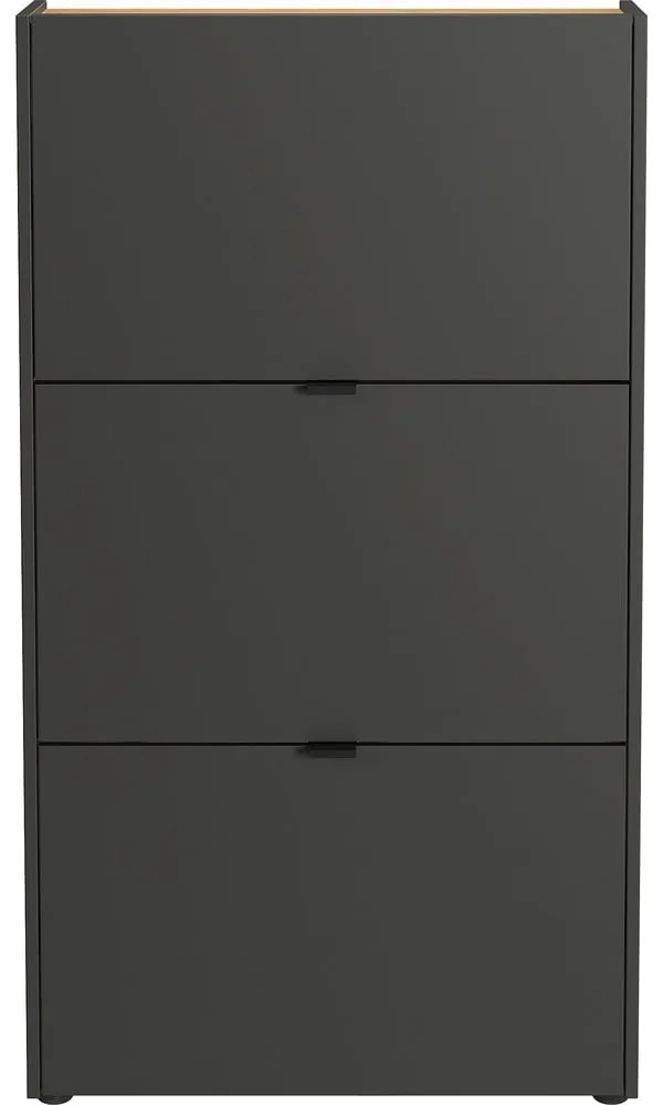 Antracitová predsieňová zostava 101x200x22 cm Ameca – Germania