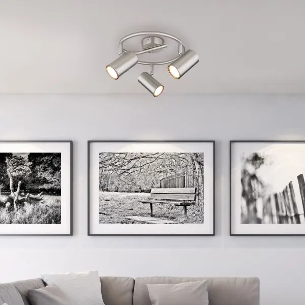 Globo 57914-3N - Bodové svietidlo ALLVI 3xGU10/25W/230V chróm