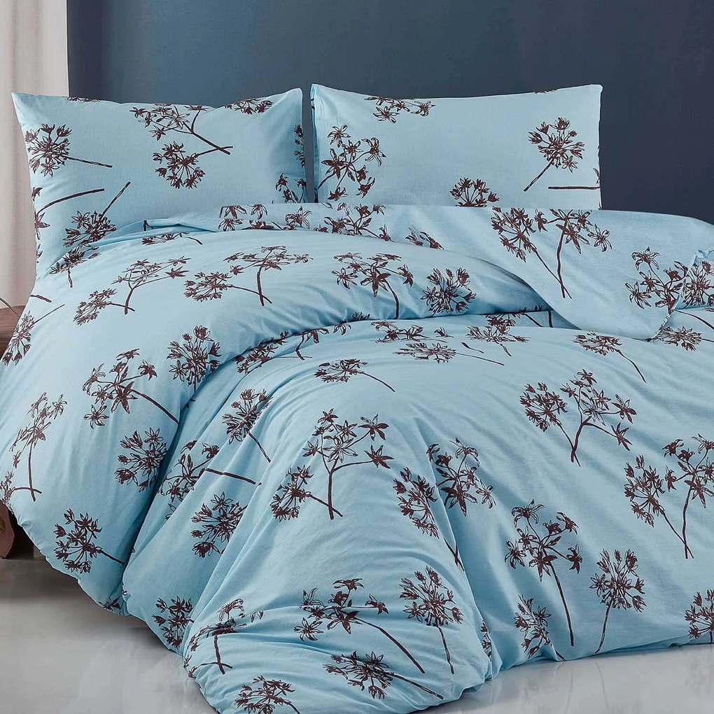 BAVLNENÉ POSTEĽNÉ OBLIEČKY COTTONLOVE EXCLUSIVE IDIL 160X200 CM, 2 KS 70X80 CM VZOROVANÉ