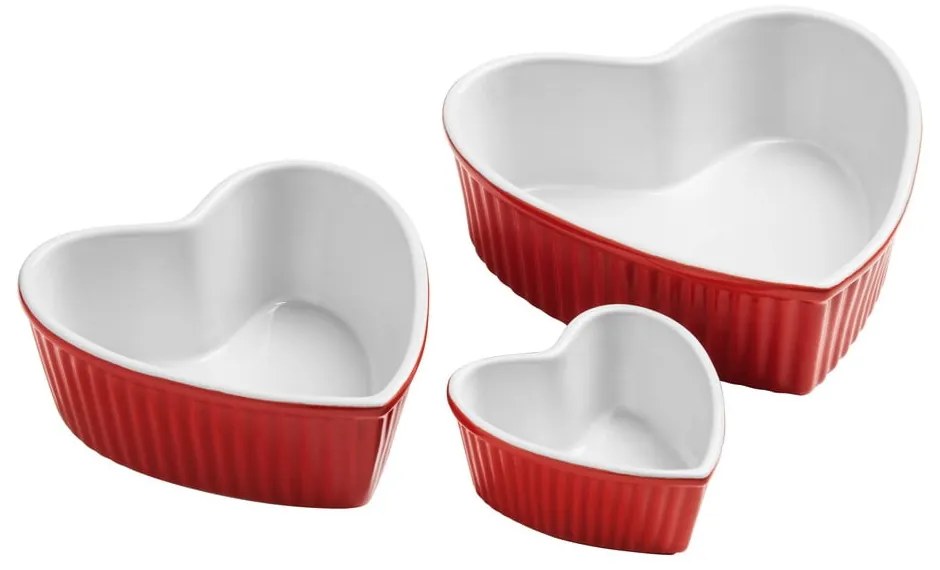 Formy na pečenie torty z kameňa 3 ks Amour – Premier Housewares