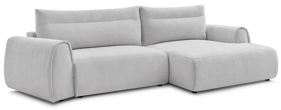 Svetlosivá rohová pohovka Aden – Bobochic Paris