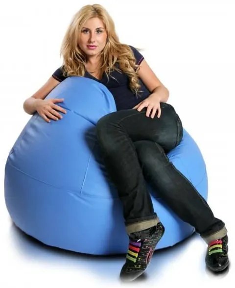 INTERMEDIC SK - Sedací vak Viper 95x110 cm | multifunkčný komfortný vak na sedenie aj ležanie Farba: NC07 - Tyrkysová (Polyester)