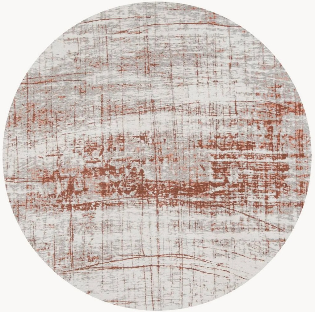 Umývateľný okrúhly žakárový koberec do interiéru/exteriéru Griff