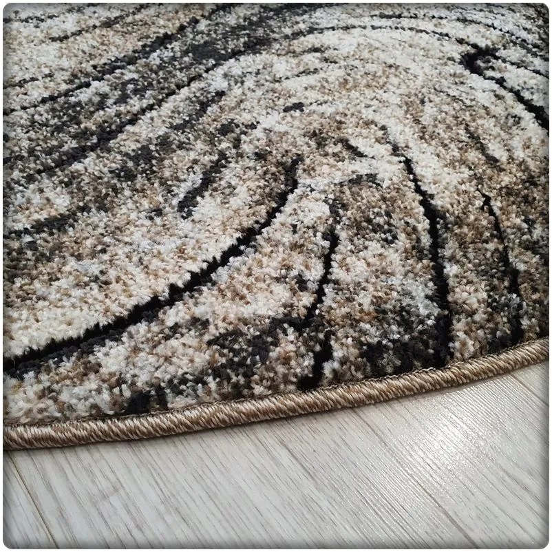 Dekorstudio Okrúhly vintage koberec Doska Priemer koberca: 160cm