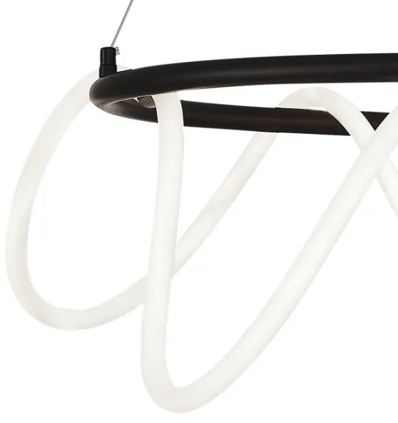 Zuma Line 20006PL-BK - LED Luster na lanku BALBO LED/58W/230V 3000/4000/6000K