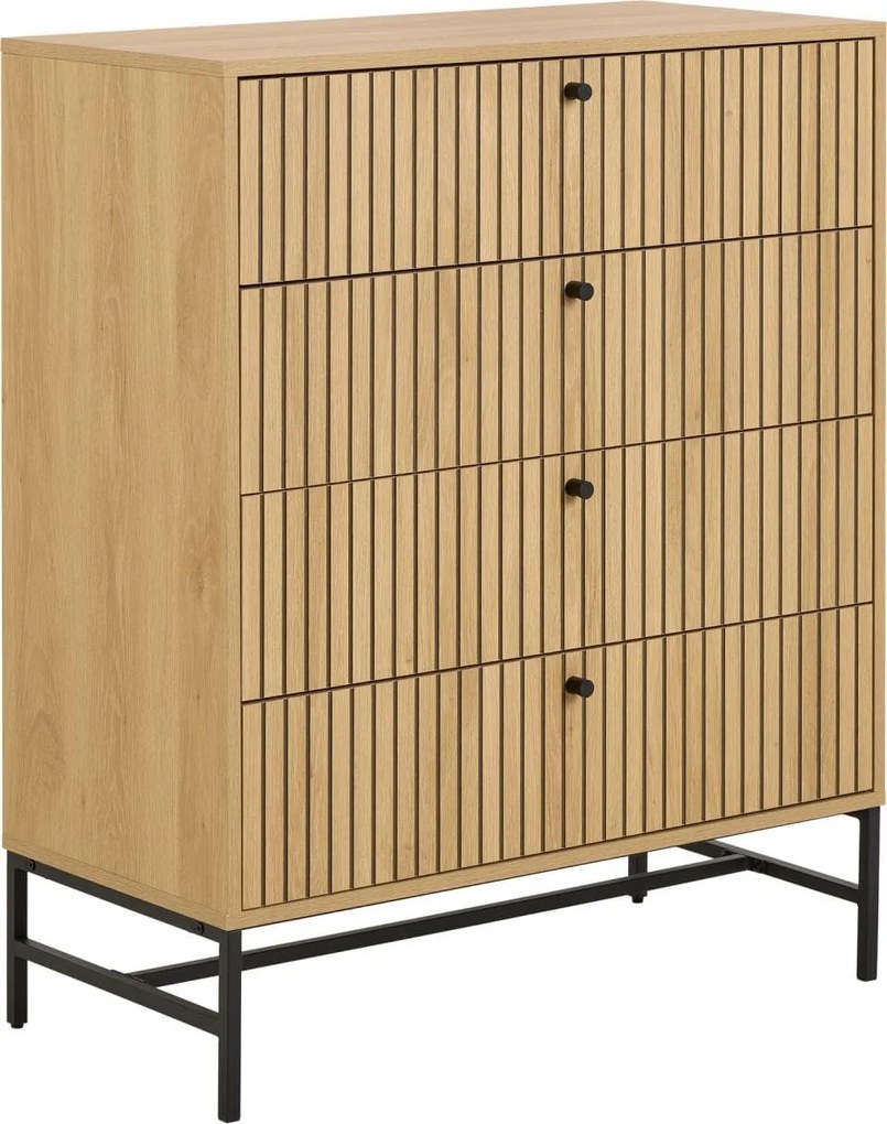 Komoda Albany 80 cm dub přírodní